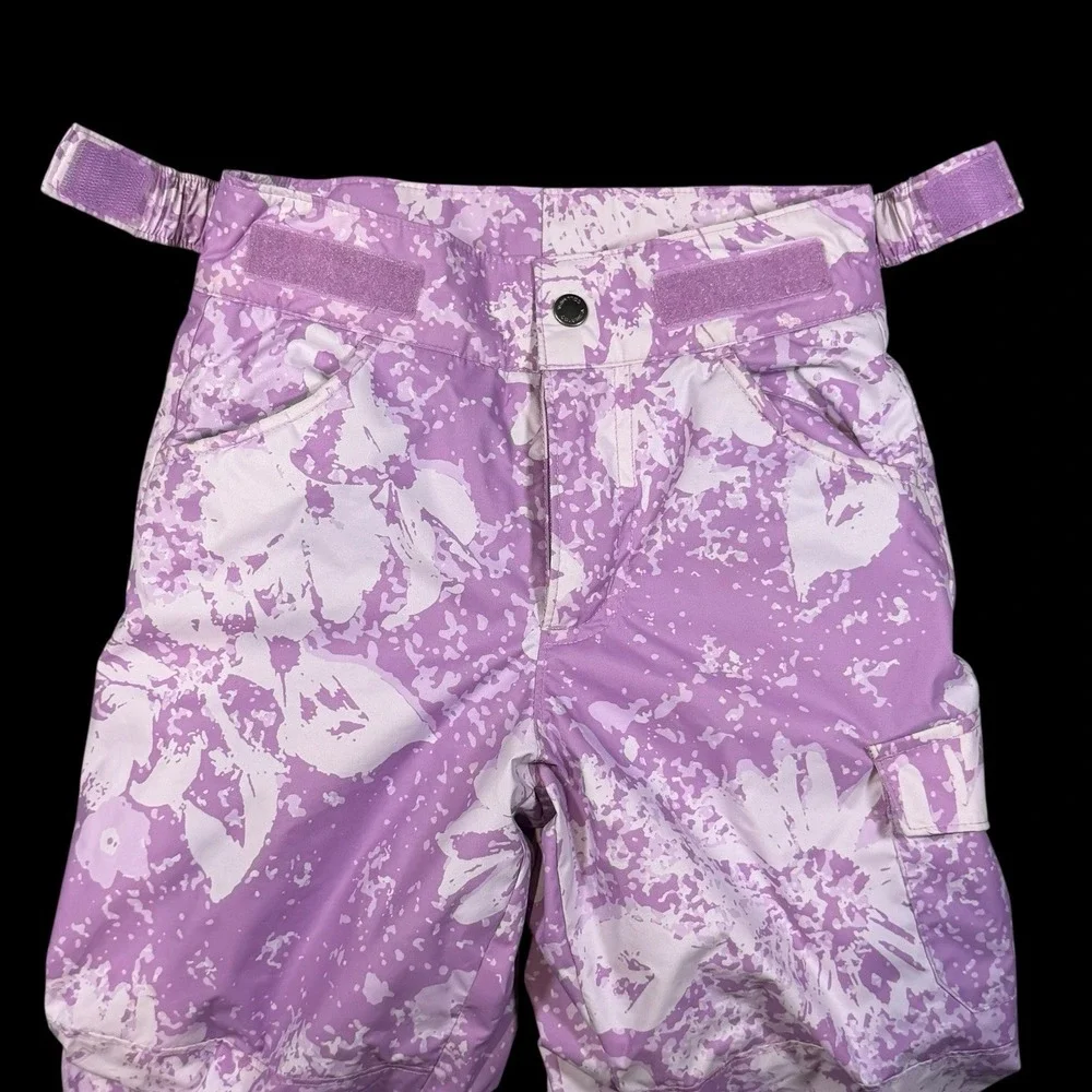 Columbia Starchaser Peak III Youth Girls Snow Ski Pants Waterproof Purple 6/6X